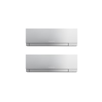 Aparat de aer conditionat multisplit Mitsubishi Electric Kirigamine ZEN cu doua unitati interne 9000 BTU Silver, MXZ-2F42VF3-2*MSZ-EF25VGKS, garantie 60 luni