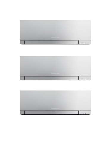 Aparat de aer condiționat multisplit Mitsubishi Electric cu trei unități interne Kirigamine ZEN 9000 BTU Silver
