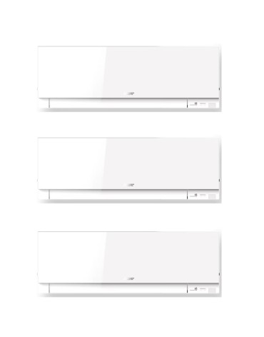 Aparat de aer condiționat multisplit Mitsubishi Electric cu trei unități interne Kirigamine ZEN 9000 BTU White