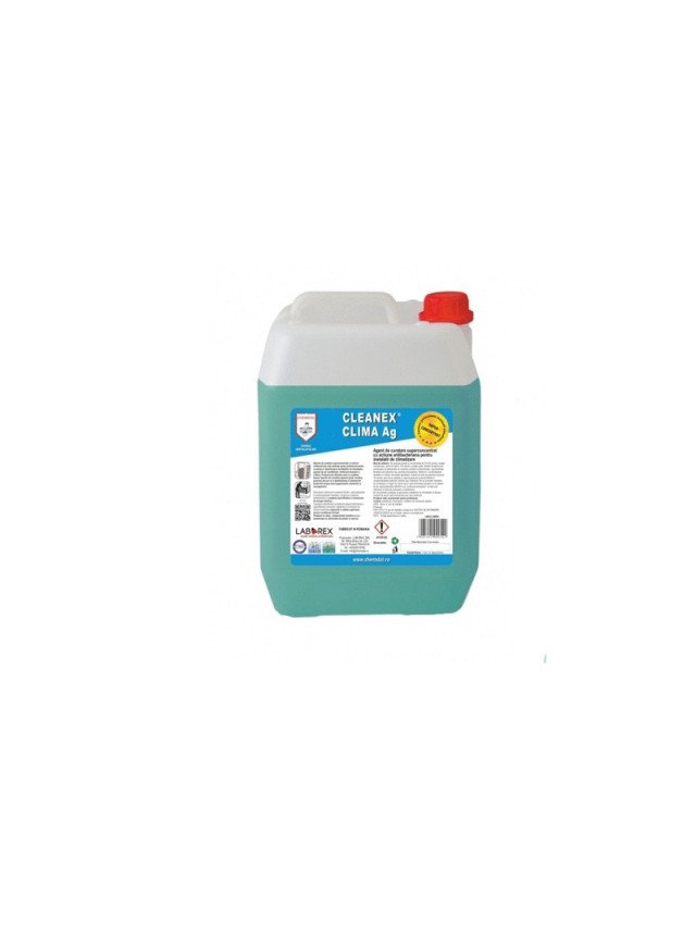 Solutie curatare si dezinfectare cu ioni de argint aer conditionat Cleanex Clima Ag, bactericid, 5 litri