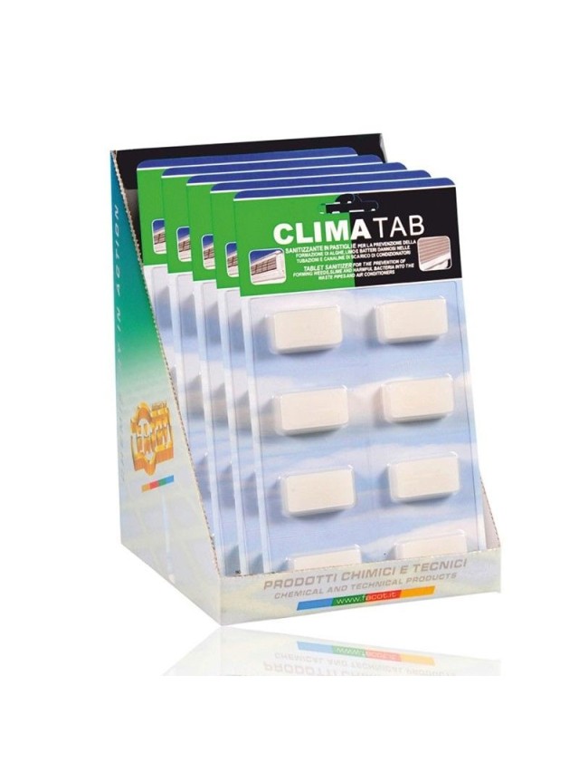 Pastile igienizante CLEANEX CLIMATAB PLUS pentru curatare traseu condens la instalatia de aer conditionat, 8 pastile