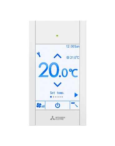 Telecomanda Mitsubishi Electric Prisma PAR-CT01MAA-PB cu touchscreen si bluetooth
