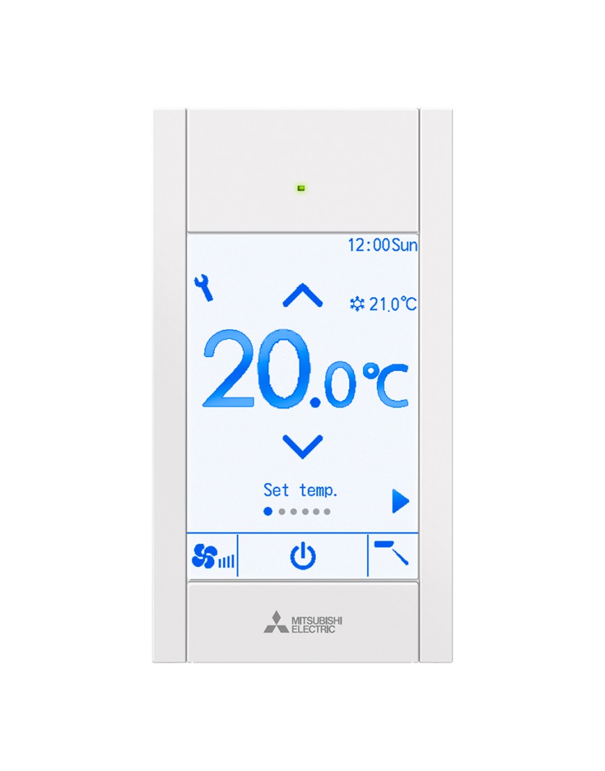 Telecomanda Mitsubishi Electric Prisma PAR-CT01MAA-PB cu touchscreen si bluetooth