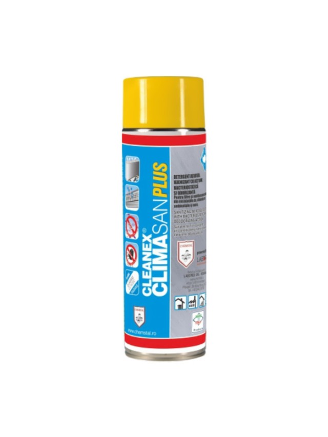 Spray igienizant cu actiune bacteriostatica CLEANEX CLIMASAN PLUS pentru aer conditionat