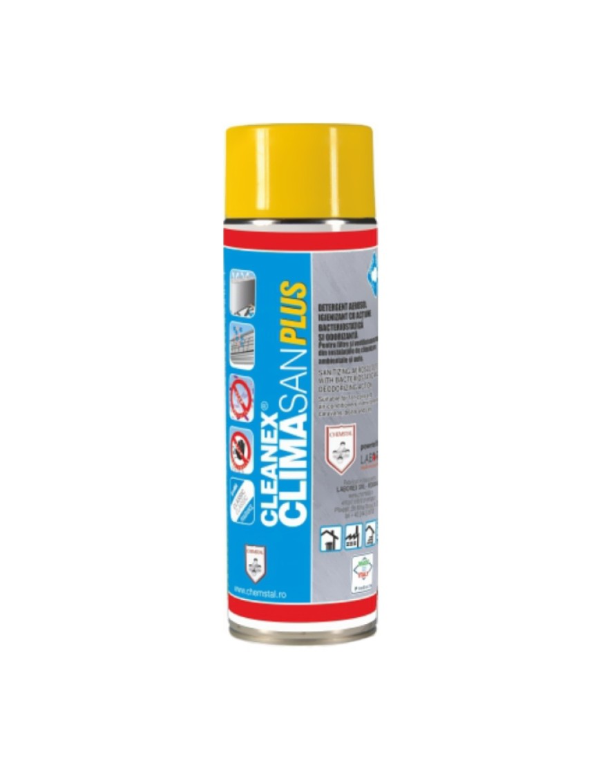 Spray igienizant cu actiune bacteriostatica CLEANEX CLIMASAN PLUS pentru aer conditionat