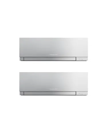 Aparat de aer condiționat multisplit Mitsubishi Electric cu două unități interne Kirigamine ZEN 9000 BTU Silver