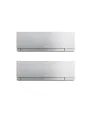 Aparat de aer condiționat multisplit Mitsubishi Electric cu două unități interne Kirigamine ZEN 9000 BTU Silver