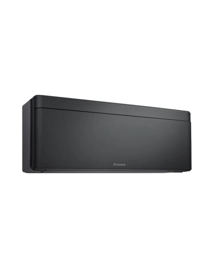Aparat de aer conditionat Daikin Stylish 18000 BTU Negru Mat FTXA50CB-RXA50B8, SEER 7.33, SCOP 4.60, efect Coanda, detectare prezenta pe 2 zone, flux aer 3D, Flash Streamer, filtre dezodorizare si ioni de argint.