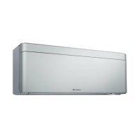 Aparat de aer conditionat Daikin Stylish 7000 BTU Silver FTXA20CS-RXA20A, SEER 8.74, SCOP 5.15, efect Coanda, detectare prezenta pe 2 zone, flux aer 3D, Flash Streamer, filtre dezodorizare si ioni de argint.