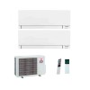 Aparat de aer conditionat multisplit Mitsubishi Electric Kirigamine Linea PLUS cu doua unitati interne 9000 BTU si 12000 BTU, MXZ-2F53VF3-MSZ-AY25VGKP+MSZ-AY35VGKP, garantie 60 luni, Plasma Quad Plus