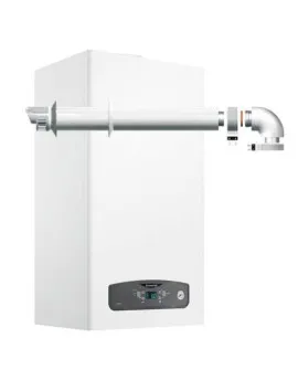 Centrala termica Ariston Cares S 30 kW, schimbator din INOX, pentru suprafete de pana la 200 mp, KIT de evacuare inclus