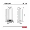 Centrala termica Ariston Clas One 35 kW Wifi, CADOU-Filtru Anti-Magnetita, garanție 60 luni, Incalzire si ACM