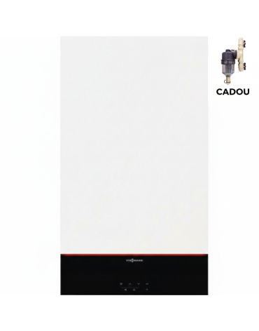 Centrala termica cu boiler incorporat 46 litri Viessmann Vitodens 111-W S1 25kW, CADOU-Filtru Anti-Magnetita