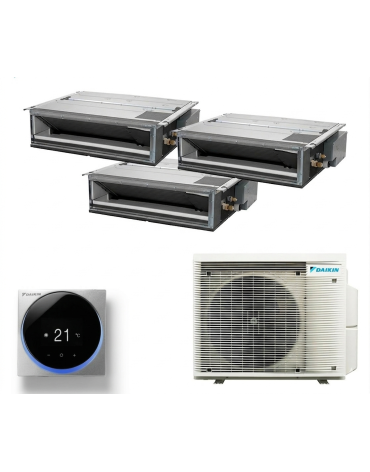 Aer conditionat multisplit DUCT DAIKIN cu trei unitati interne, doua 9000 BTU si una 12000 BTU, 3MXM68A-2xFDXM25F+FDXM35F- garantie 60 luni