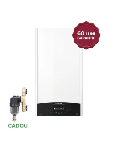 Centrala termica Ariston Genus One 24 kW, CADOU-Filtru Anti-Magnetita, garantie 60 luni, Incalzire si ACM