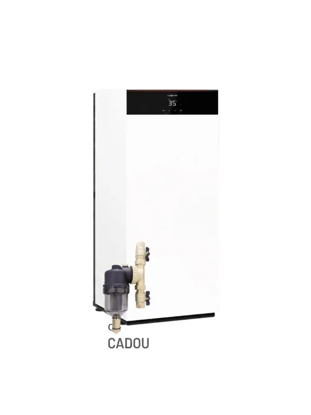 Centrala termica Viessmann Vitodens 111-F 25kW cu boiler incorporat 100 litri, CADOU-Filtru Anti-Magnetita