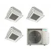 Aparat de aer conditionat multisplit Caseta DAIKIN cu trei unitati interne, doua 9000 BTU si una 12000 BTU, 3MXM68A-2xFFA25A+FFA35A, garantie 60 luni