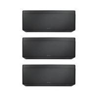 Aparat de aer conditionat multisplit Daikin Stylish cu trei unitati interne, doua de 7000 BTU si una de 12000 BTU Negre, 2xFTXA20CB-FTXA35CB-3MXM68A, 5 ANI GARANTIE, efect Coanda, senzor de prezenta, Flash Streamer, filtre ioni de argint