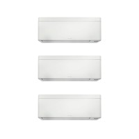 Aparat de aer conditionat multisplit Daikin Stylish cu trei unitati interne, doua de 7000 BTU si una de 12000 BTU Albe, 2xFTXA20CW-FTXA35CW-3MXM68A, 5 ANI GARANTIE, efect Coanda, senzor de prezenta, Flash Streamer, filtre ioni de argint