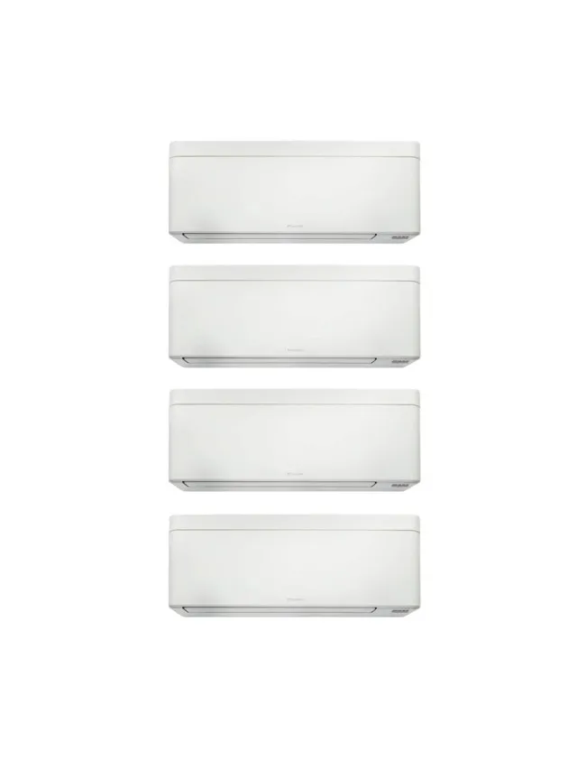 Aparat de aer conditionat multisplit Daikin Stylish cu patru unitati interne, trei de 5000 BTU si una de 9000 BTU Albe, 3xCTXA15CW-FTXA25CW-4MXM68A, 5 ANI GARANTIE, efect Coanda, senzor de prezenta, Flash Streamer, filtre ioni de argint