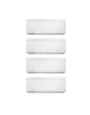 Aparat de aer condiționat multisplit Daikin Stylish cu patru unități interne, trei 5000 și una de 12000 BTU White - garanție 60 luni