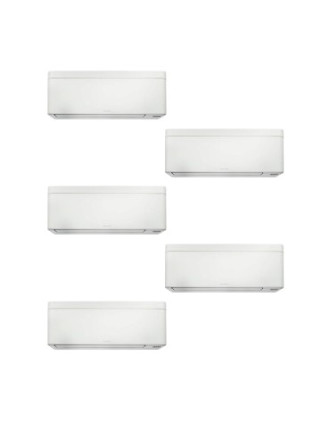 Aparat de aer condiționat multisplit Daikin Stylish cu cinci unități interne, patru 5000 BTU și una de 12000 BTU White - garanție 60 luni