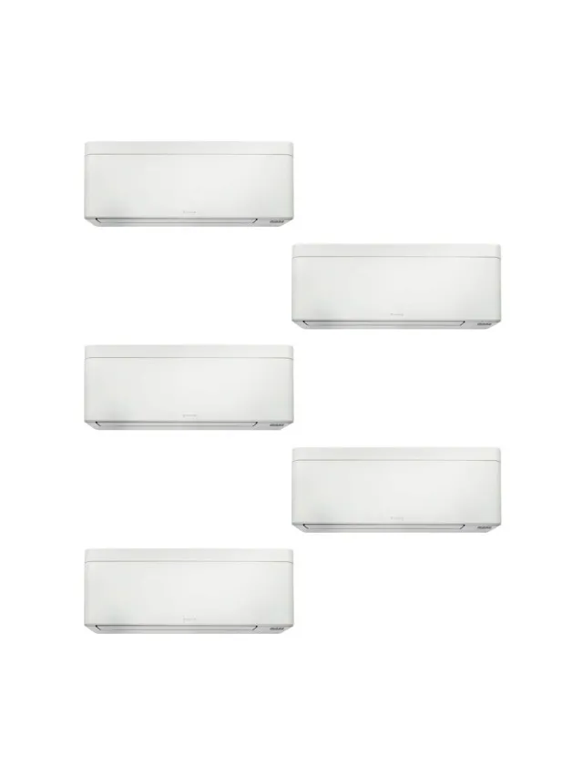 Aparat de aer condiționat multisplit Daikin Stylish cu cinci unități interne, patru 5000 BTU și una de 12000 BTU White - garanție 60 luni