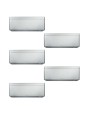 Aparat de aer condiționat multisplit Daikin Stylish cu cinci unități interne, patru 5000 BTU și una de 12000 BTU Silver - garanție 60 luni