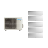 Aparat de aer condiționat multisplit Daikin EMURA cu cinci unități interne, patru 7000 BTU și una de 12000 BTU White - garanție 60 luni