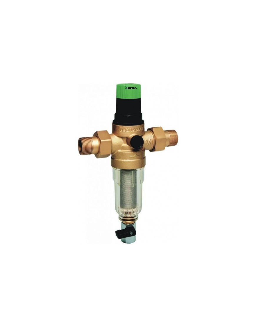 Filtru reductor cu purjare FK 06-¾”AAM, sită inox 100microni, cu olandezi, DN20, PN25 reglare 1,5...6bar