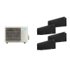 Aparat de aer condiționat multisplit Daikin EMURA cu patru unități interne, trei 7000 și una de 12000 BTU Black - garanție 60 luni