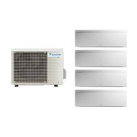Aparat de aer conditionat multisplit Daikin EMURA cu patru unitati interne albe, trei 7000 BTU si una de 12000 BTU, 3xFTXJ20AW + FTXJ35AW + 5MXM90A, 5 ANI Garantie, Flash Streamer si Ioni de Argint, Efect Coanda si Senzor de prezenta