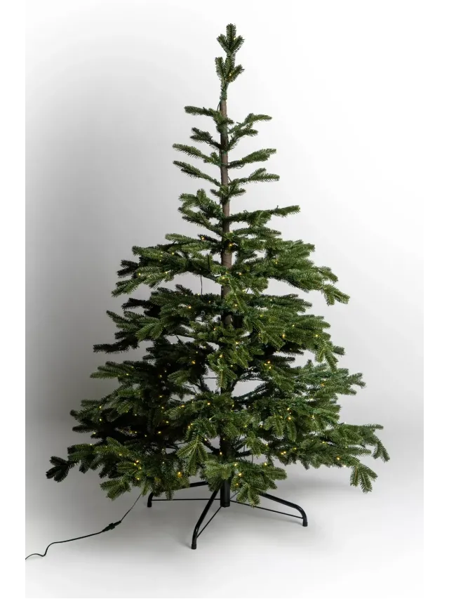 Brad artificial Woodland 1.8 m cu lumini integrate, 416 3D + 400 LED PE