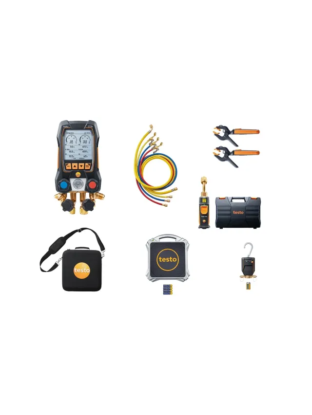 Testo 570s - Set profesional pentru pompe de căldură