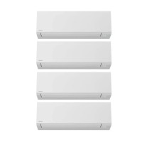 Aparat de aer conditionat multisplit TOSHIBA cu patru unitati interne EDGE Albe, trei 9000 BTU si una de 12000 BTU, 3*RAS-B10G3KVSG-E +1*RAS-B13G3KVSG-E + RAS-4M27G3AVG-E, wifi integrat, garantie 60 luni, functionare pe incalzire pana la -20C