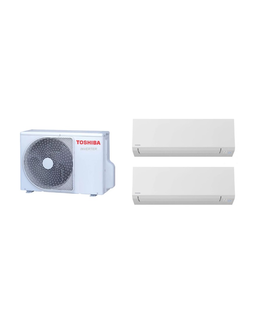Aparat de Aer Condiționat Multisplit Toshiba Edge, 2 Unități Interne 12000 BTU, Wi-Fi, Garanție 60 Luni