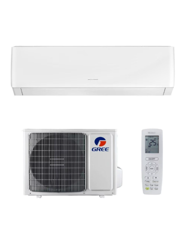 Aparat de aer conditionat Gree Cosmo 12000 BTU GWH12AWAXB-K6DNA3B, Wi-fi, filtru anti mucegai, generator ioni Cold Plasma, auto curatare, cu kit de instalare