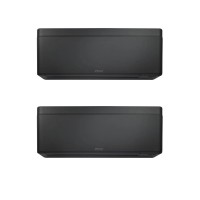 Aparat de aer conditionat dublu split Daikin Stylish cu doua unitati interne 7000 BTU Negre, 2xFTXA20CB + 2MXM40A, 5ANI GARANTIE, efect Coanda, senzor de prezenta, Flash Streamer, filtre ioni de argint.