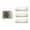 Aparat de aer condiționat multisplit Daikin Comfora cu doua unități interne 9000 și una de 12000 BTU