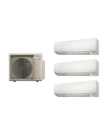 Aparat de aer condiționat multisplit Daikin Comfora cu doua unități interne 9000 și una de 12000 BTU
