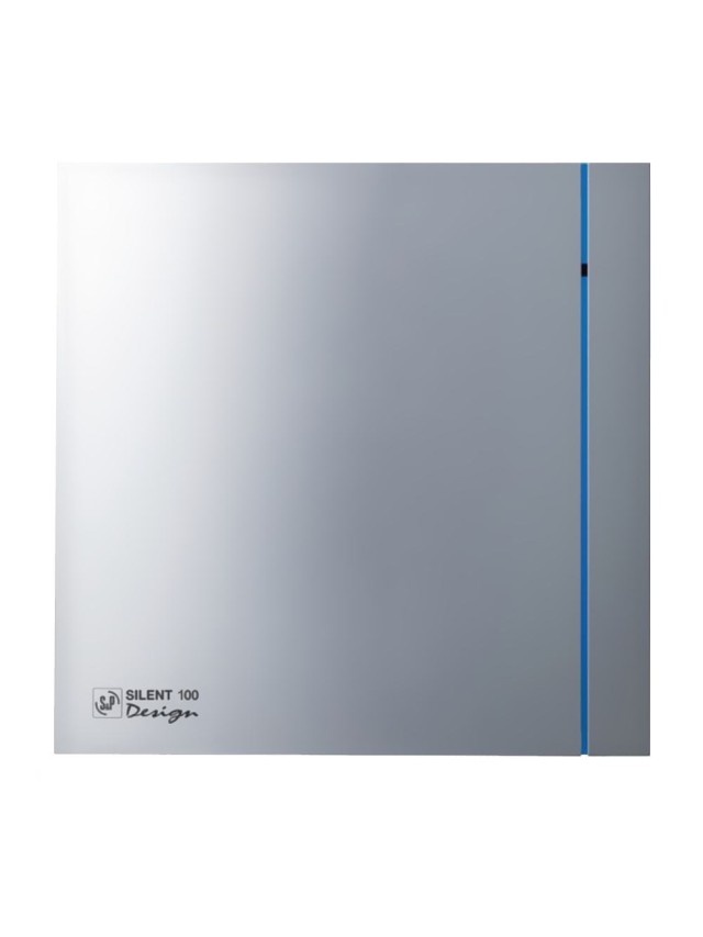 Ventilator de extracție pentru baie Soler & Palau Silent 100 CRZ Silver Design 3C