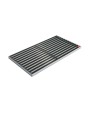 Ștergător de picioare încastrabil ACO Self Vario, cu ramă din aluminiu și grătar cu inserție de cauciuc, antracit, 600x400x30mm
