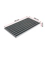 Ștergător de picioare încastrabil ACO Self Vario, cu ramă din aluminiu și grătar insertie textila pentru exterior, antracit, 750x500x30mm