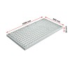 Ștergător de picioare încastrabil ACO Self Vario, cu ramă din aluminiu și grătar rețea V, 1000x500x30mm