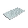 Ștergător de picioare încastrabil ACO Self Vario, cu ramă din aluminiu și grătar rețea ochiuri 30/10, B125, 1000x500x30mm
