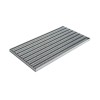 Ștergător de picioare încastrabil ACO Self Vario, cu ramă din aluminiu și grătar benzi textile si cauciucate, 1000x500x30mm