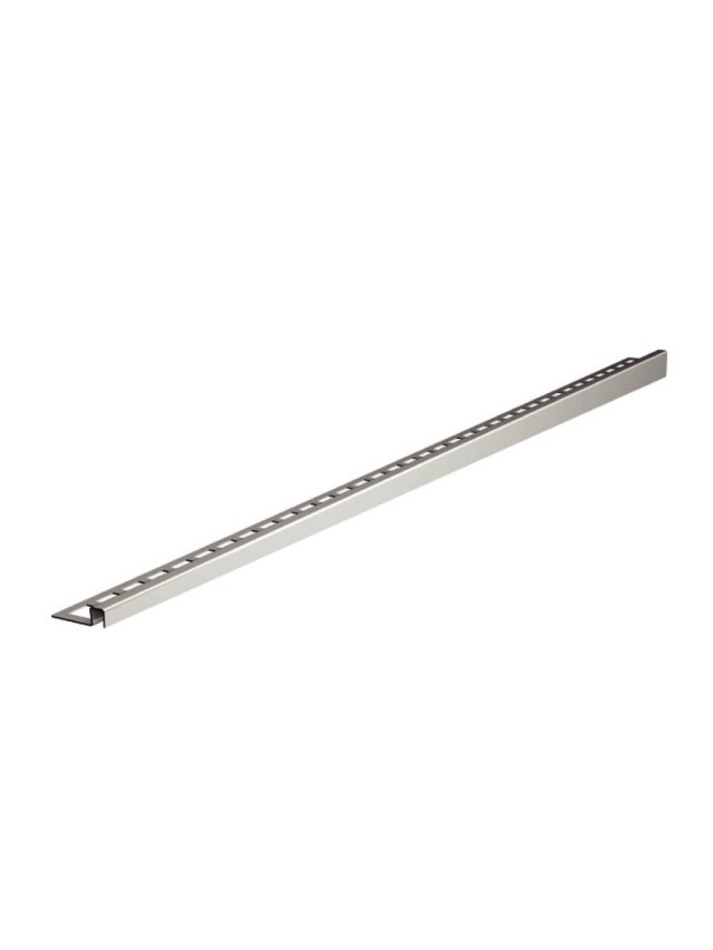 Profil din inox pentru compensare panta dus, ACO ShowerStep, stanga, lungime 990mm, inaltime 15mm, finisaj mat