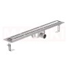 Rigola de dus din inox ACO ShowerDrain C cu flansa orizontala, gratar Massive, lungime 585mm, h=92mm