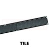 Rigola de dus din inox ACO ShowerDrain C  cu flansa orizontala, gratar Tile, lungime 885mm, h=92mm