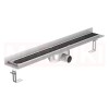 Rigola de dus din inox ACO ShowerDrain C  cu flansa perete, gratar Tile, lungime 985mm, h=92mm
